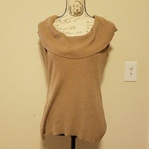 👚 COLDWATER CREEK 👚 BEIGE SHIMMER BLOUSE